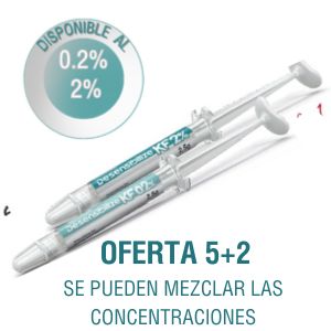  OFERTA 3+2 DESENSIBILIZANTE CASERO KF 0,2% y DE CLINICA KF 2%