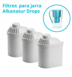 Jarra Alkanatur - Agua Alcalina Hidrogenada (pack 4 Filtros)
